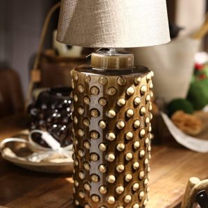 Bordslampa Down to earth brun