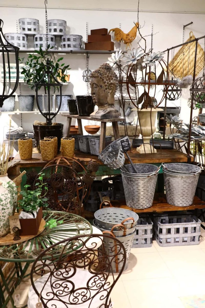 Stort patinerat buddahuvud - Bild 5