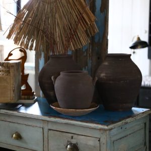 Urna / lerurna med öron mullvad