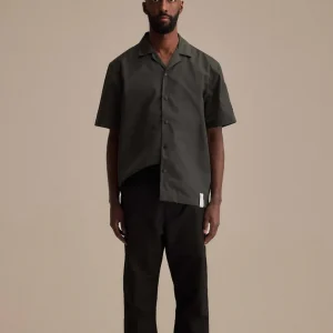Smør Camp-Collar Jacket Charcoal
