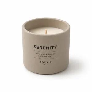 Doftljus Roura well-being scented ceramic glass