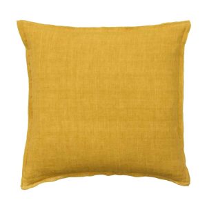 Linen Kuddfodral Ochre