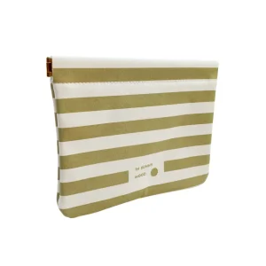 In Sunny Mood, Pouch Medium Stripe Beige