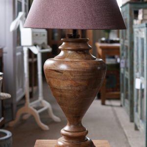 Stor lampskärm struktur bordeauxbrun