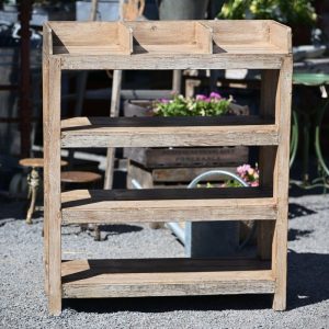 Hylla vintage med fack