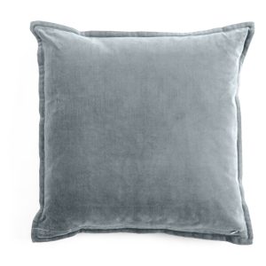 Velvet & Linen Kuddfodral – Dusty Blue