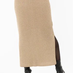 Frances Knit Skirt Antique Gold