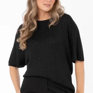 Frances Knit Top Black