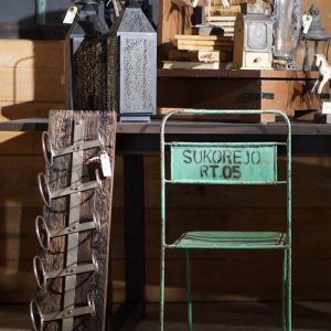 Vinställ vintage 6 flaskor