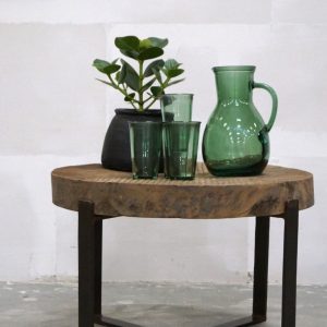 Glas i grönt