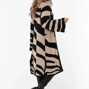 Marion Cardigan Caffe Latte/Black