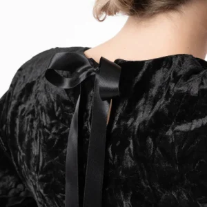 Valerie Velvet Dress Black