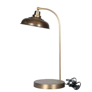 Skrivbordslampa Alfred antikbrun