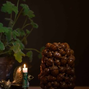 Vas i keramik, ”Acorns”