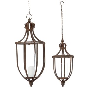 Hänglykta i smide rost