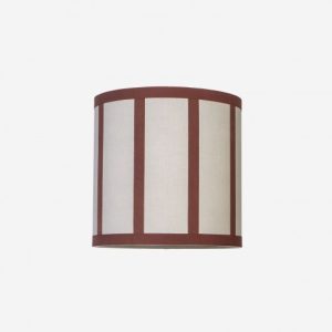 Rawsilk Lampskärm Sand/terracotta
