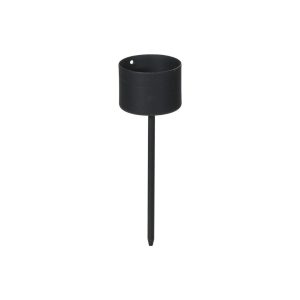 Värmeljushållare stick / med spets svart