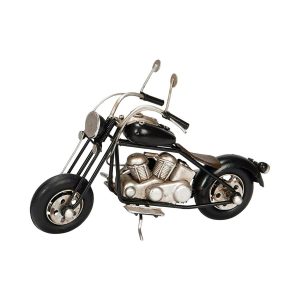 Motorcykel i svart
