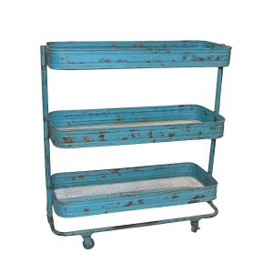 Rullvagn vintage blå