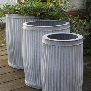 Zinkkruka Isolde rund