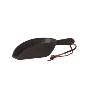 Skopa i gjutjärn läderrem