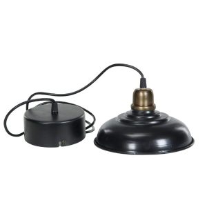 Liten taklampa Alfred svart