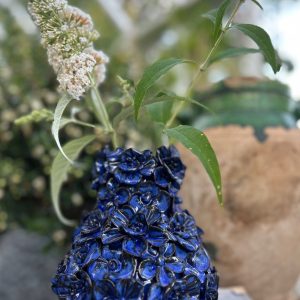 Blomster Keramikvas blå