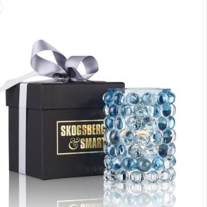Hurricane Lamp Boule Coral Blue