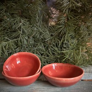 Röd Liten Skål