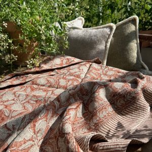 Autumn Leaves Orange Linneduk