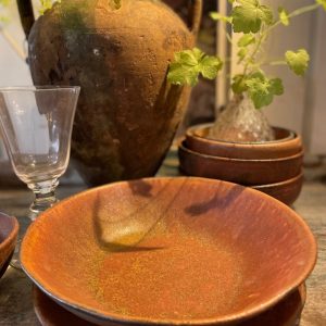 Flow Dinnerplate-Bowl Rust