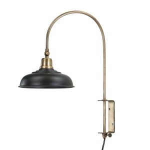 Vägglampa Alfred svart
